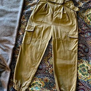 Sunday Best cuffed cargo pants.